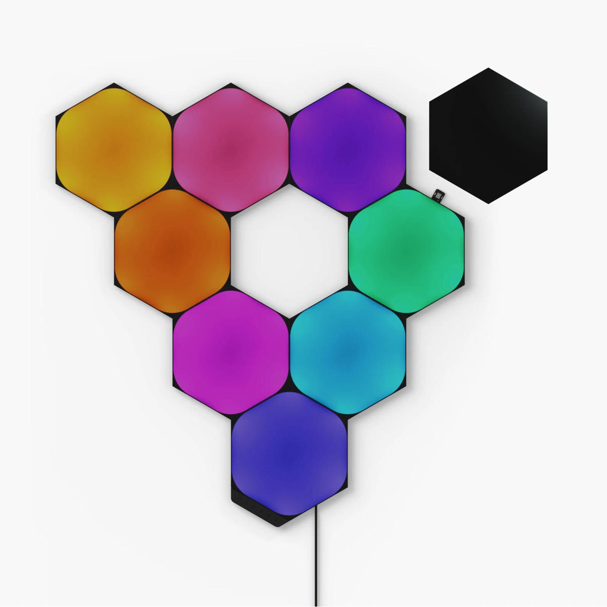 Nanoleaf - Shapes Hexagons Kit Black (starter+9 panels) 1